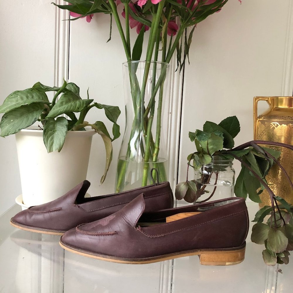 Everlane Modern Loafer, Burgundy Italian Leather